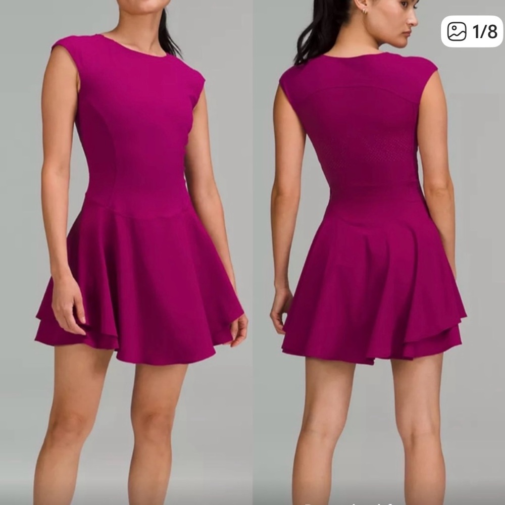 Lululemon Everlux Mesh-Back Athletic Dress, 8